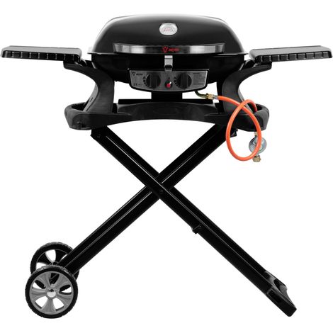 BBQ-Toro Tragbarer Tisch Gasgrill mit Grilltisch für Balkon, Camping (1/5)