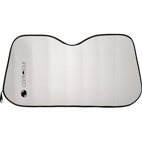 Pare-soleil avant pour voiture, en aluminium isolé, taille M, 120 x 60 cm (1/4)