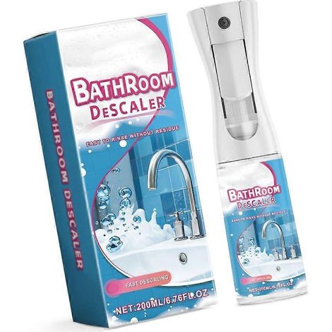 Nettoyant détartrant 200 ml pour douche, salle de bain et cuisine : élimine les taches (1/5)