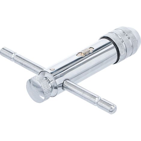Porte taraud standard 110 mm a cliquet de m5 à m 12 tourne gauche (1/2)