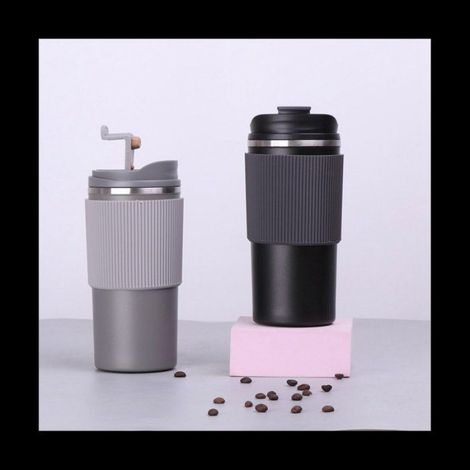 Tasse À Café Double Paroi - Acier Inoxydable Isolé Thermique - Pour Bureau Voyage Extérieur - 350 ml (1/5)