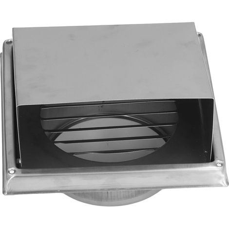 Grille d'aération carrée murale en acier inoxydable 304 pour climatiseurs domestiques (1/5)