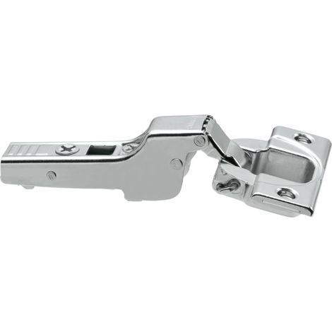 Charnière 110° pour porte en applique - BLUM - A visser - Semi-applique - Sans ressort - K1,5 - Nickelé