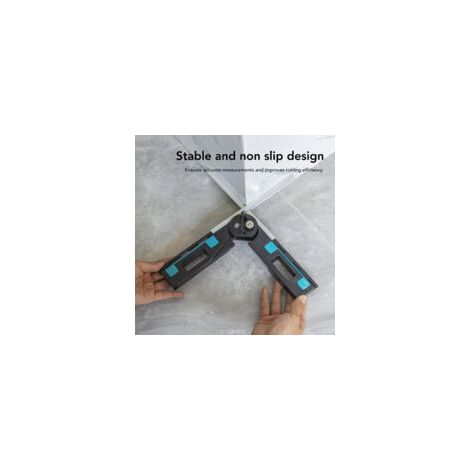 Outil de coupe d'angle 30-180° – Alliage aluminium pour bois dur – Jauge à onglet précise – Design antidérapant (1/4)