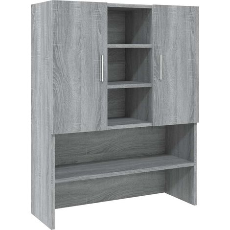 vidaXL Armario de lavadora gris sonoma 70,5x25,5x90 cm (1/2)