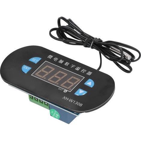 La température du thermostat augmente rapidement, longue constante, contrôleur numérique largement utilisé pour la couleur de l'écran domestique bleu (1/5)