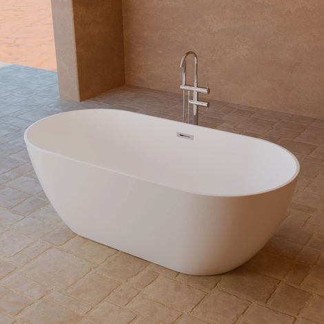 Vasca freestanding - Eden 169 -  Bianco - 169 x80 x58 cm, by SPALINA