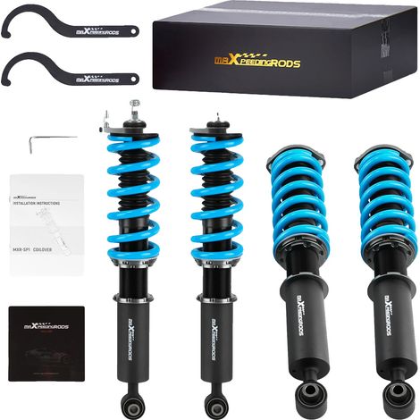 Gewindefahrwerk-Kit, 1"-3" einstellbare Höhe, 24 Stufen der einstellbaren Dämpfung, für Lexus GS300 1998-2005, für Lexus GS430 2001-2005, hochwertige (1/5)