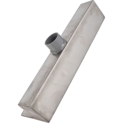Cascada decorativa de acero inoxidable 304 para patio, jardín, villa y piscina, 400 mm (1/5)