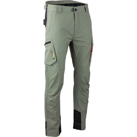 Pantalon léger stretch 4D kaki Seïsme LMA - Couleur Kaki - Taille Vêtement 48