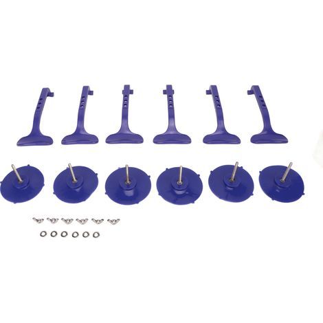 Strong Suction Cup Clamps, 6 Pieces, Glass Suction Cup, Windshield Repair, Bonding Tool for Car and Household (1/5)