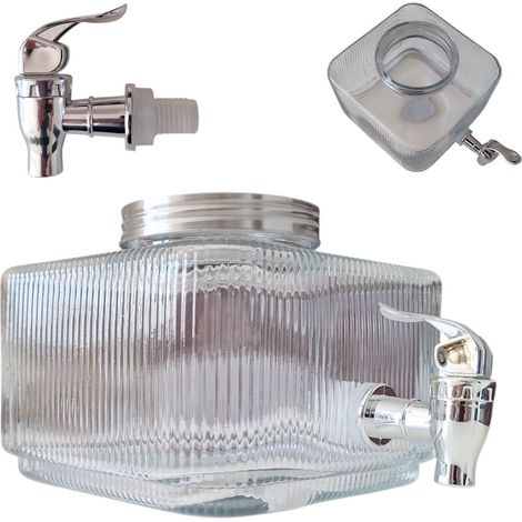 TARRO CON GRIFO PARA EL FRIGOR脥FICO TARRO DE CRISTAL DE 3 L CON GRIFO PARA AGUA LIMONADA (1/5)
