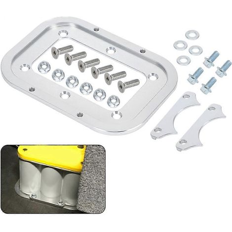 Support de montage de plateau de déplacement de batterie en alliage d'aluminium compatible avec le dessus de batterie Optima 34/78 D34/78 34M. (1/5)