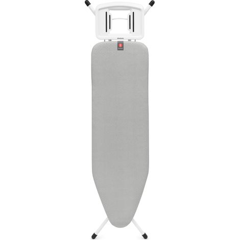 Table à Repasser Taille B, 124 x 38 cm – Metallised  100% Coton  Structure Stable Anti-vacillement  Pliable, Hauteur réglable et Repose-Fer Fixe (1/5)