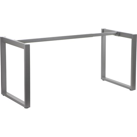 Estructura de escritorio o mesa con patas en forma de "O" NY-131A/80 de aluminio (1/5)