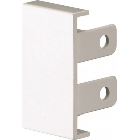 2er-Set weiße Endkappen zum Formen, H. 4,3 x T. 2,8 cm TEHALIT