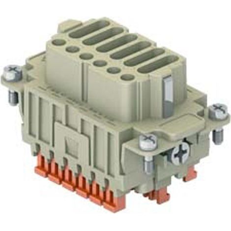 CDSHF 18 I.L.M.E. Ilme CDSH-SQUICH Buchseneinsatz (F) Käfigzugfederanschluss, 18-polig+PE 400V, 10A - 1 Stück