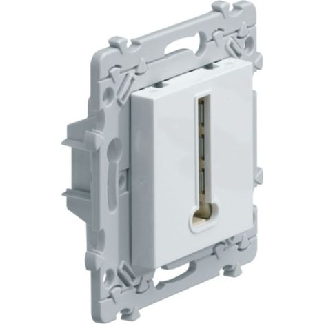 Prise téléphone Hager Essensya Finition: Blanc (1/7)