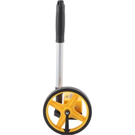 Roue de distance de mesure Mini distance précise de la distance de mesure 0  9999,9 m avec poignée bricolage rapporteur