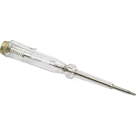 Prüfstift, Flachkopfschraubendreher, Kontaktklemm-Prüfstift, Elektroprüfstift, Haushaltsprüfstift (1/4)