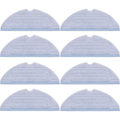 Lot de 8 lingettes de rechange pour Roborock S7 T7S T7S puls G10 accessoires, microfibre douce, lavable et réutilisable (1/5)