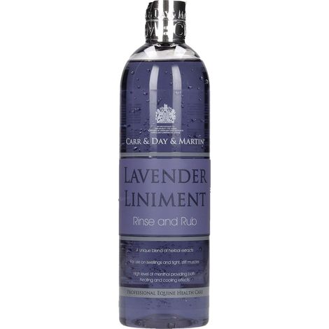 Lavender Liniment gel alla lavanda sia riscaldante che rinfrescante per l'indolenzimento muscolare nei cavalli 500 ml