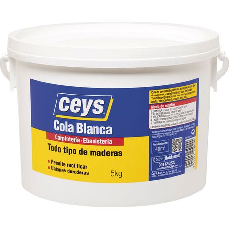 CEYS Professioneller Weißleim für Holz, Industrieformat, 5 kg, 501705