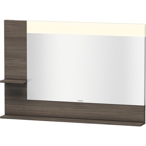 Espejo Vero Duravit con baldas laterales a la izquierda y hacia abajo, 7313, 1200mm, Color (frente/cuerpo): Pino Terra Decor - VE731305151