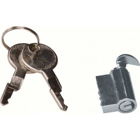 Serrure à clef pour Gamma 13 et Gamma 18 HAGER GZ35A (1/2)