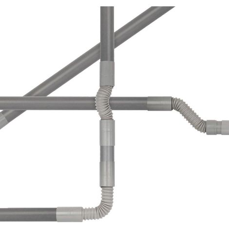 Ceta – Raccord extensible évacuation multicoude Ø40 mm de 190 à 290 mm – PVC semi-rigide renforcé – Installation rapide – 211MULTI340MF
