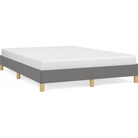 Maison Exclusive - Bettgestell ohne Matratze Dunkelgrau 160x200 c