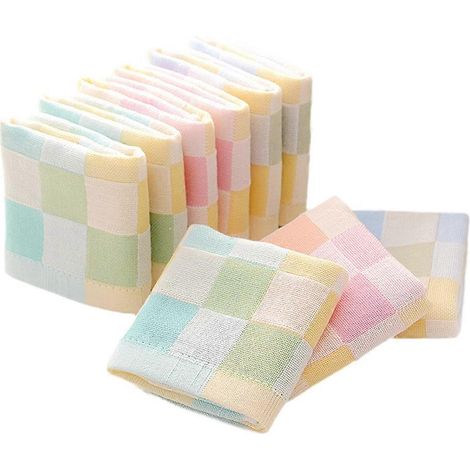 Lot de 3 gants de toilette bébé, serviettes de douche supplémentaires, compatibles avec les peaux sensibles et très absorbantes. (1/5)