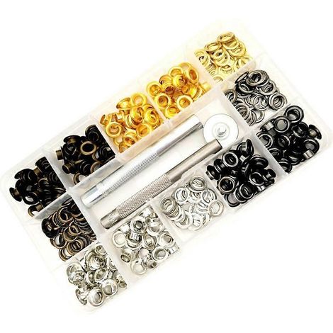 Œillet de 6 mm pour bâche, toile, rideau, vêtements, réparation de cuir (1/5)