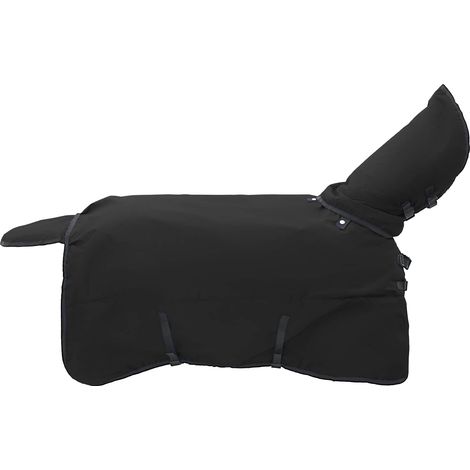 Horse Blanket Full Black 75 cm Polyester vidaXL
