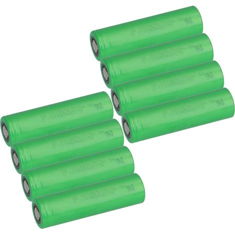 8x Murata Akku US18650VTC5A 3,6V 2600mAh Rohzelle LiNiMnCoO2 (1/5)