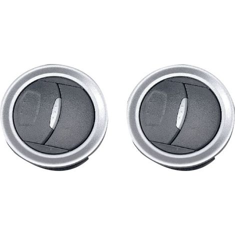 Dos rejillas de ventilación para el salpicadero de los modelos Ford Fiesta 2009-2013, DK49-64930-B91. Rejillas de ventilación para aire acondicionado/calefacción/aire acondicionado, DK4964930B91.