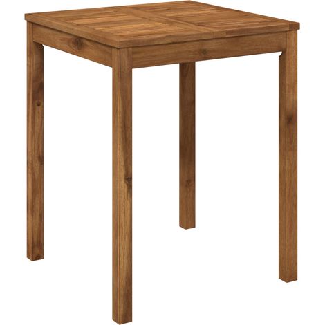 Tavolo da cena da giardino Naturale 60 x 60,5 x 75 cm vidaXL