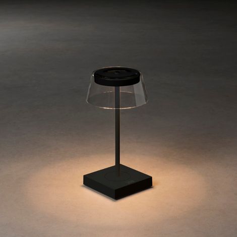 Konstsmide Scilla Scilla Lampe de table à effet extérieur USB 2700K, 3000K Dimmable Noir, IP54 (1/3)