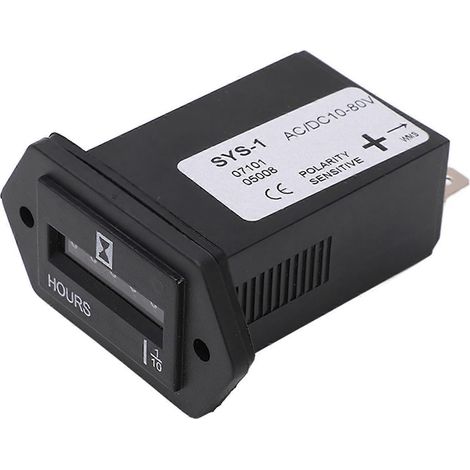 Compteur d'impulsions électromagnétiques 0–99999, 6 chiffres, industriel, pour machines, AC/DC 10–80 V