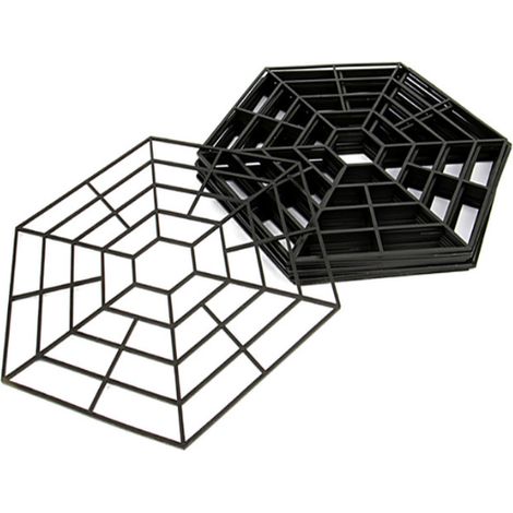 Lot de 20 Filet anti-oiseaux, Disque flottant plastique PP, Protection bassin jardin, Grille losange discrète (1/5)