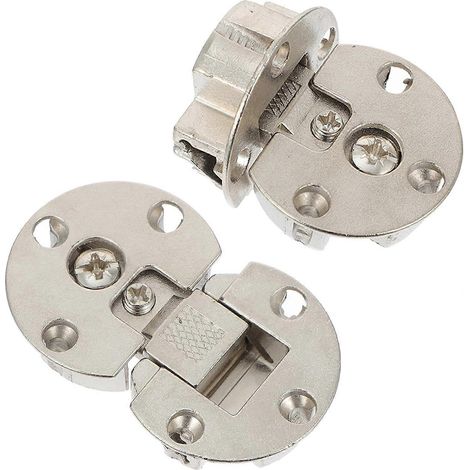 Charnières de table pliante Gatuida invisibles pour portes d'armoire (lot de 2) (1/5)