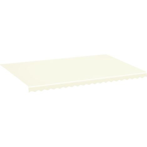 Tissu de remplacement pour auvent, Design moderne, Tissu pour Marquise, Crème 5x3,5 m OIB8242E (1/5)