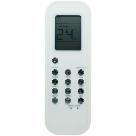 Télécommande Climatiseur RG35B-BGE - Compatible Modèles US BGE - Fonctionne Sans Appairage - Piles AAA Requises - 1 Pièce (1/4)