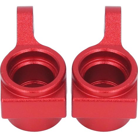 Essieu arrière, siège, siège, bras de fusée arrière gauche et droit, porte-moyeu en alliage d'aluminium pour voitures RC LOSI 1/10 22S 2WD, rouge (1/5)