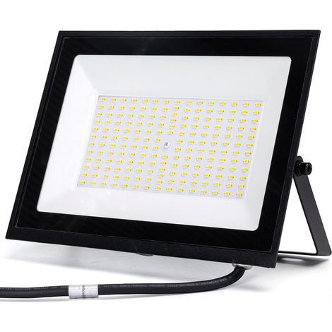 Faro proiettore Led Slim 100W Nero da esterno IP65 Bianco neutro 4000K Aigostar (1/5)