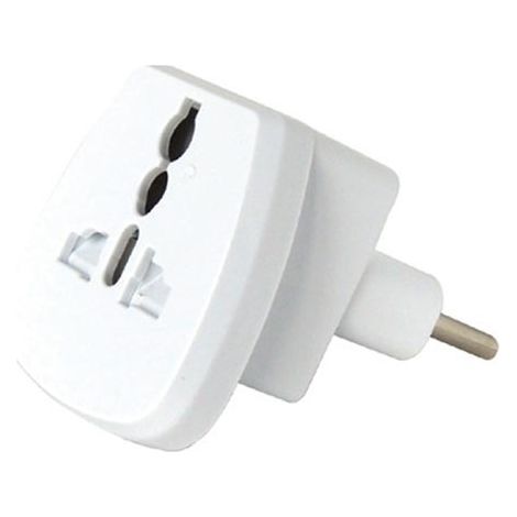 V-TAC Adattatore Universale con Spina 10A 2P+T Colore Bianco (1/4)