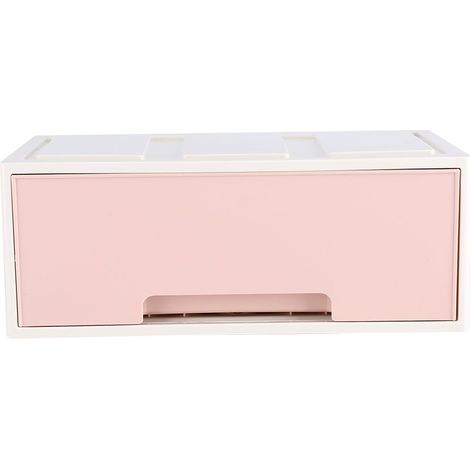 Bunte Aufbewahrungsbox für den Schreibtisch mit Schubladen, Schmuckhalter, dekorativem Schrank D (1/5)