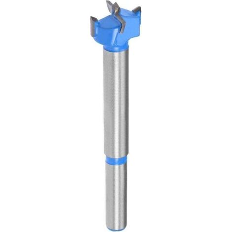 Foret Forstner 16 Mm Carbure Tungstène Pour Scie Cloche Bois Perçage Trous Charnière Travail Bois Bleu Gris