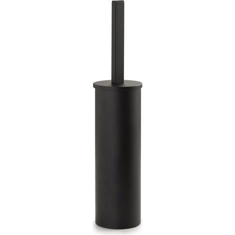 Portascopino Wc In Acciaio Inox Nero Opaco  Glicine