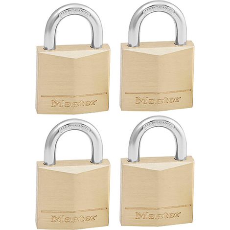 Master Lock Solid Brass 30Mm Padlock 4-Pin